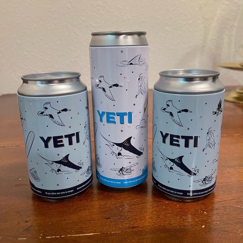 Yeti stash cans